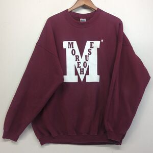 Morehouse College Sweatshirt XXL Maroon Red Gildan Ultra Cotton Heavyweight